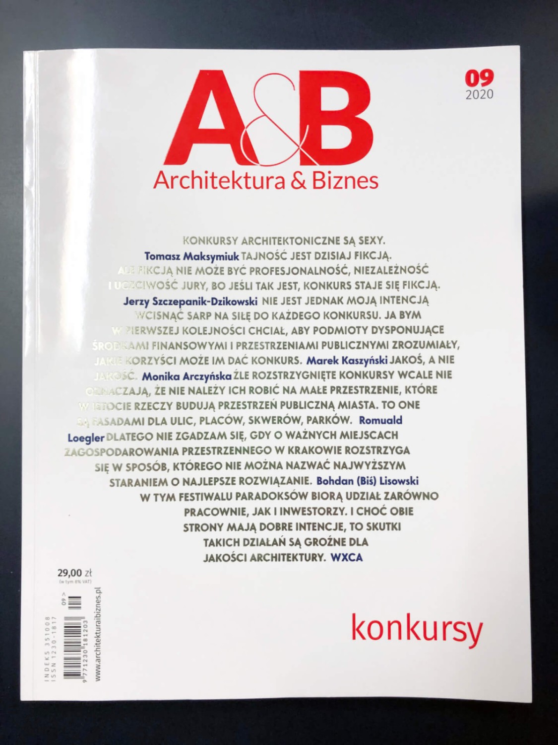 A&B o konkursach 