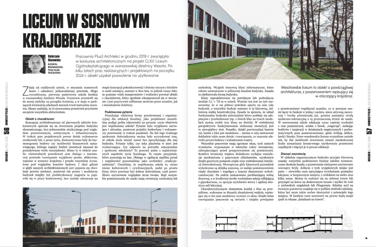 nasze CLXIII liceum w Builder Polska